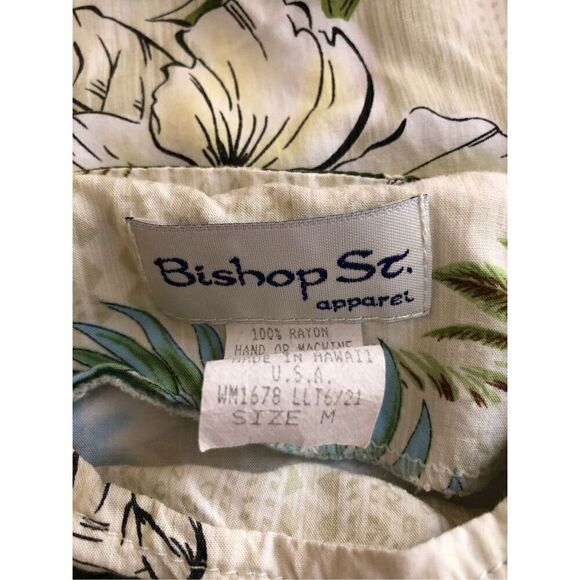Bishop St Apparel Made in Hawaii Short Sleeve Dress SZ M - Picture 10 of 10